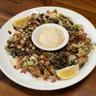 Crispy Brussels & Cauliflower